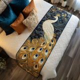 Aura del Pavone Runner da Letto Trapuntato