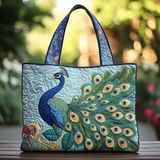 Sogno del Pavone Borsa Tote Trapuntata