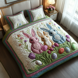 Set di Biancheria da Letto Trapuntata 3 Pezzi Parata di Peep