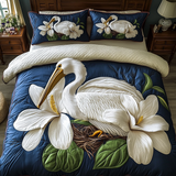 Set di Biancheria da Letto Trapuntata 3 Pezzi Fiore di Pelican