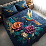 Set di Biancheria da Letto Trapuntata 3 Pezzi Volo di Peony