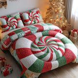 Set di Biancheria da Letto Trapuntata 3 Pezzi Parata di Peppermint