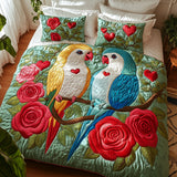 Set di Biancheria da Letto Trapuntata 3 Pezzi Perched nell'Amore