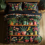 Set di Biancheria da Letto Trapuntata 3 Pezzi Petalo di Mugs