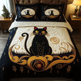 Set di Biancheria da Letto Trapuntata 3 Pezzi Fantasma di Purr