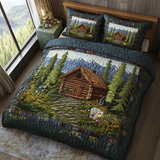 Set di Biancheria da Letto Trapuntata 3 Pezzi Rifugio di Pinewood