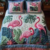 Set di Biancheria da Letto Trapuntata 3 Pezzi Rosa Euphoria