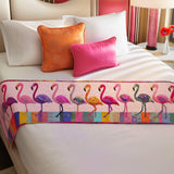 Orizzonte Rosa Runner da Letto Trapuntato
