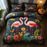 Set di Biancheria da Letto Trapuntata 3 Pezzi Paradiso Rosa