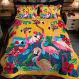 Set di Biancheria da Letto Trapuntata 3 Pezzi Serenità Rosa