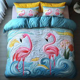 Set di Biancheria da Letto Trapuntata 3 Pezzi Rosa Shenanigans