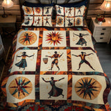 Set di Biancheria da Letto Trapuntata 3 Pezzi Spiriti delle Pianure
