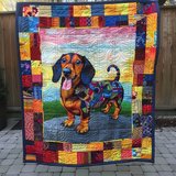 Bassotto Giocoso Coperta Trapuntata