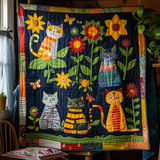 Gatti Giocosi Coperta Trapuntata
