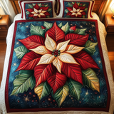 Set di Biancheria da Letto Trapuntata 3 Pezzi Sogni della Stella di Natale