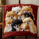 Gioia del Pomeranian Coperta Trapuntata