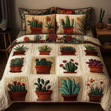 Set di Biancheria da Letto Trapuntata 3 Pezzi Bellezza di Potting di Shed