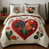 Set di Biancheria da Letto Trapuntata 3 Pezzi Amore Spinoso