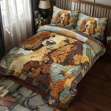 Set di Biancheria da Letto Trapuntata 3 Pezzi Barboncino di Primped