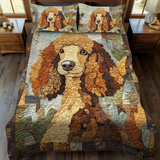 Set di Biancheria da Letto Trapuntata 3 Pezzi Barboncino di Primped