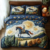 Set di Biancheria da Letto Trapuntata 3 Pezzi Cavaliere Fiero