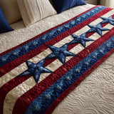 Stelle Fiere Runner da Letto Trapuntato