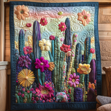 Cactus Psichedelico Coperta Trapuntata