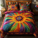 Psychedelic Journey 3-Piece Quilted Bedding Set NCU0VL1389