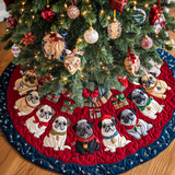 Gioia delle Feste del Carlino Copri Base per Albero di Natale Trapuntato