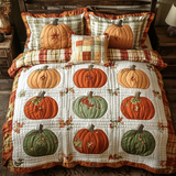Set di Biancheria da Letto Trapuntata 3 Pezzi Beatitudine della Zucca
