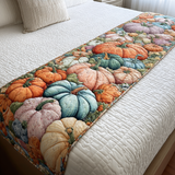 Fascino di Zucca Runner da Letto Trapuntato