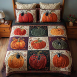 Set di Biancheria da Letto Trapuntata 3 Pezzi Toppa della Zucca