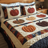 Set di Biancheria da Letto Trapuntata 3 Pezzi Zucca di Spice