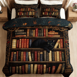 Set di Biancheria da Letto Trapuntata 3 Pezzi Scaffale Purrfetto