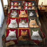 Set di Biancheria da Letto Trapuntata 3 Pezzi Sonno Purrfetto