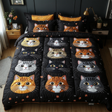 Set di Biancheria da Letto Trapuntata 3 Pezzi Purrfectly Accogliente
