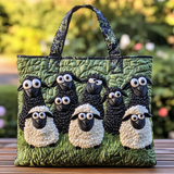 Pecora Silenziosa Borsa Tote Trapuntata