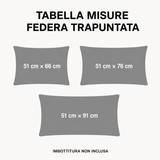 Orso Nero tra i Pini Dorati Federa Trapuntata