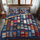 Set di Biancheria da Letto Trapuntata 3 Pezzi Quilter Spools
