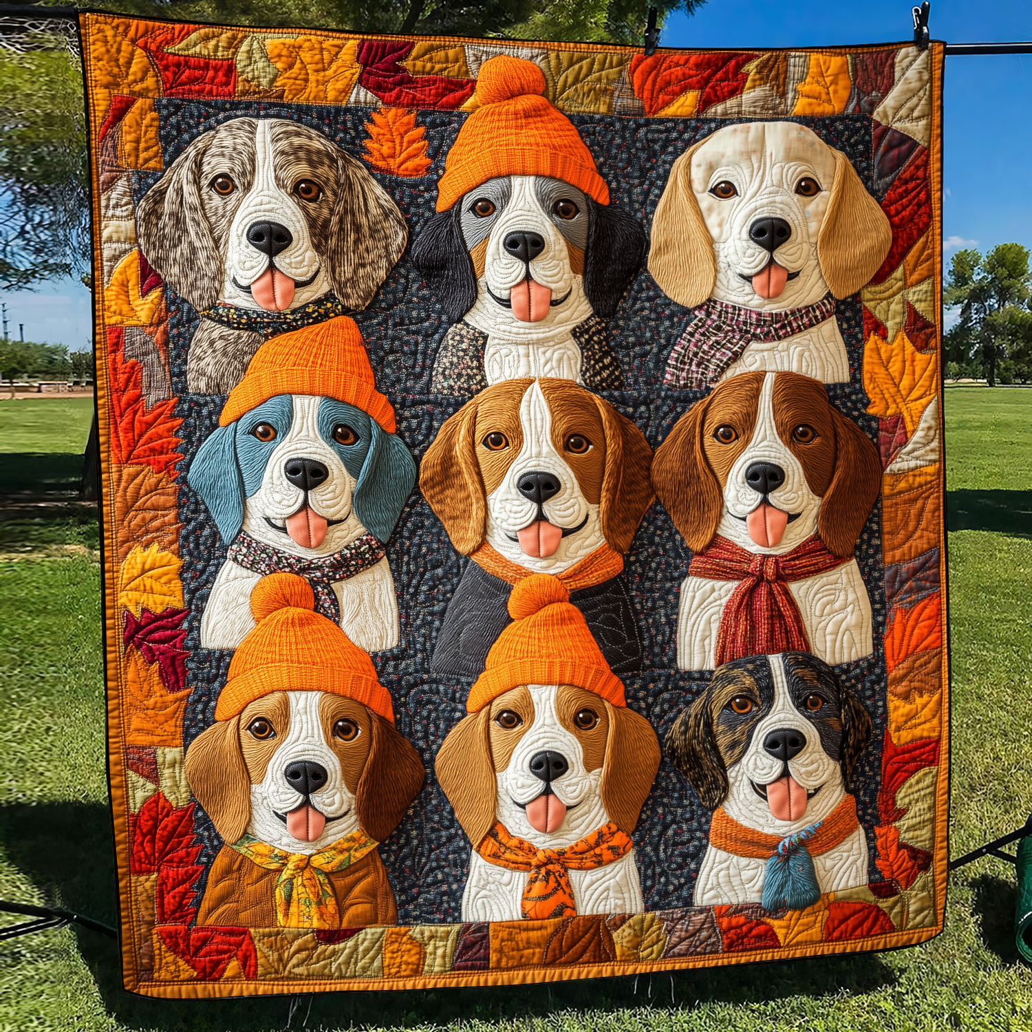 Beagle Bizzarro Coperta Trapuntata