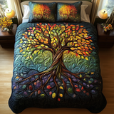 Set di Biancheria da Letto Trapuntata 3 Pezzi Radioso Arbor