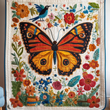 Volo Radioso Quilt Artistico da Parete