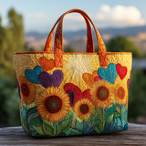 Giardino Radioso Borsa Tote Trapuntata