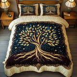 Set di Biancheria da Letto Trapuntata 3 Pezzi Radioso Oak