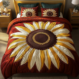 Set di Biancheria da Letto Trapuntata 3 Pezzi Petali Radiosi