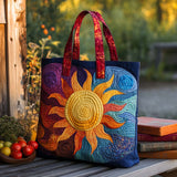 Sole Radioso Borsa Tote Trapuntata