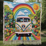 Viaggio Arcobaleno Coperta da Divano