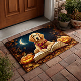 Golden Retriever che Legge Zerbino