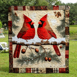 Bellezze Rosse Coperta Trapuntata