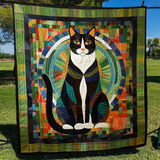 Gatto Regale Coperta Trapuntata